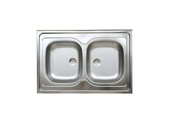 Mosogató Medence Dupla Tálcás - (80/60cm) Mosogató Medence Dupla Tálcás - (80/60cm)