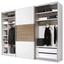 Schwebetürenschrank Includo 336cm Weiß/puccini - Eichefarben/Weiß, MODERN, Holzwerkstoff (336/222/68cm) Schwebetürenschrank Includo 336cm Weiß/puccini - Eichefarben/Weiß, MODERN, Holzwerkstoff (336/222/68cm)