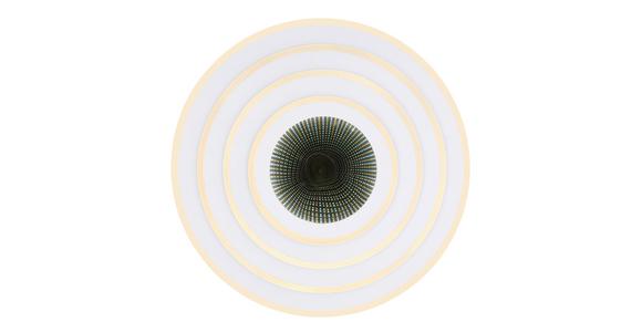 Led-deckenleuchte Claire Ø 42 Cm Mit Farbwechsler - Weiß, MODERN, Kunststoff/Metall (42/6,7cm) - Luca Bessoni