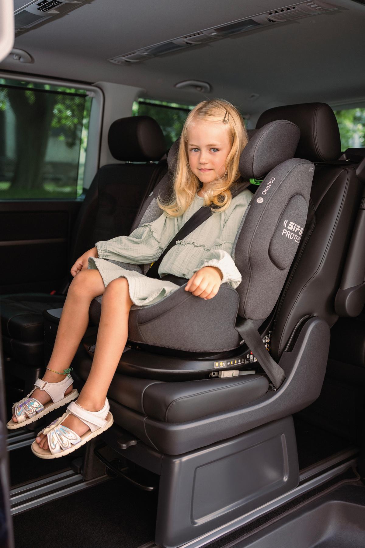 Reboarder-kindersitz One360 S - Schwarz, Basics, Kunststoff/Textil (43/58/48cm) - Osann