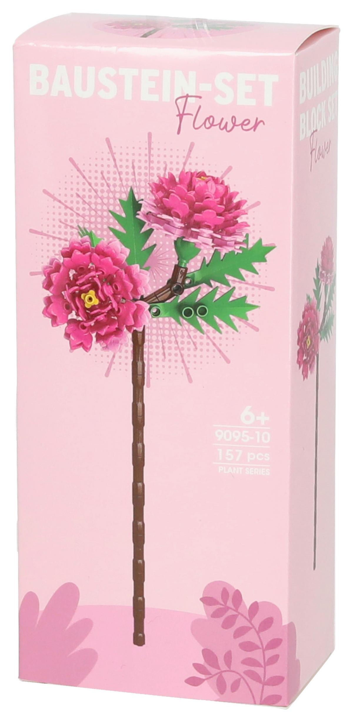 Bausteine Blume - Hellrosa/Rot, Basics, Kunststoff (13/26/2,5cm)