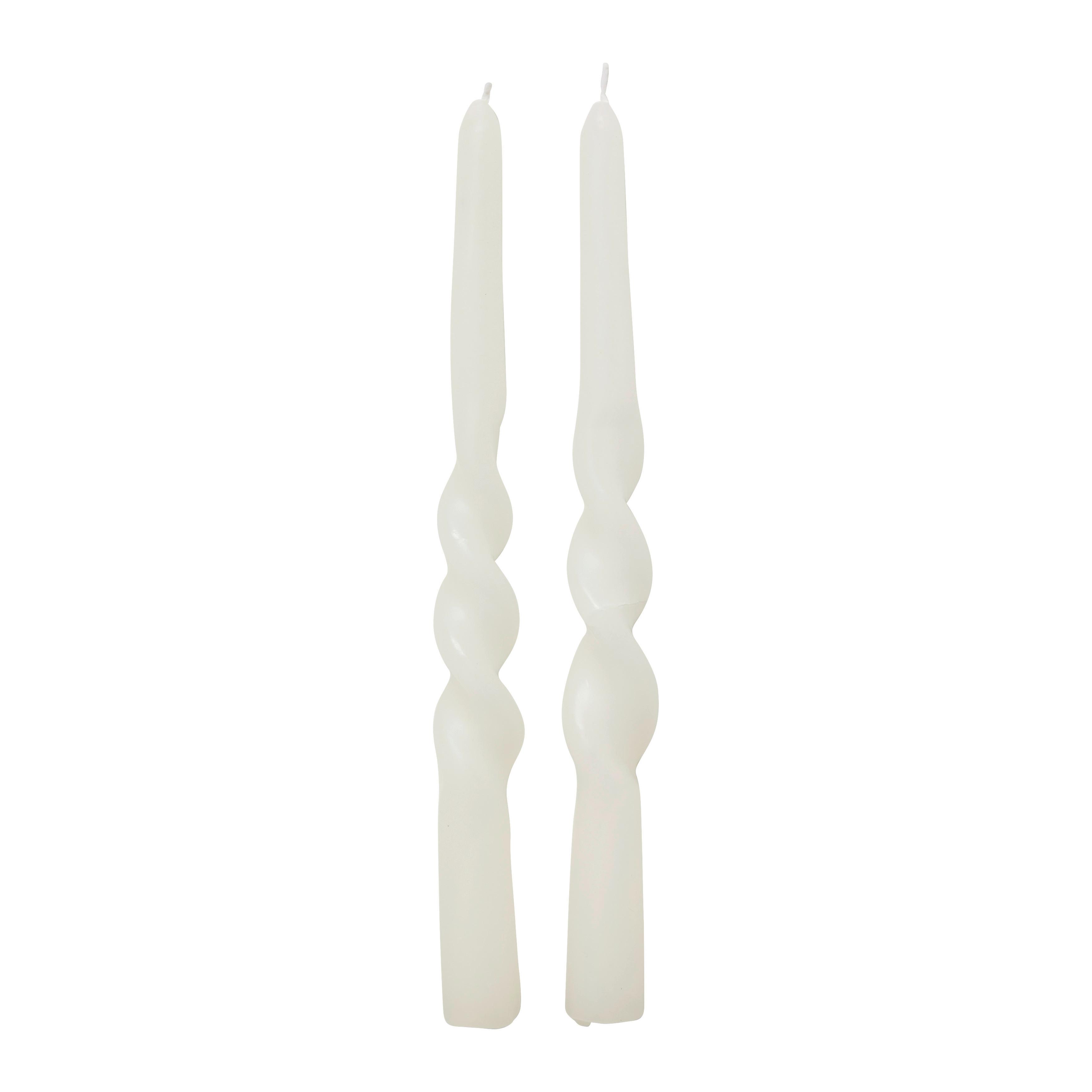 DLOUHÁ SVÍČKA CARINA - bílá, Moderní, přírodní materiály (2,5/23cm) - Modern Living