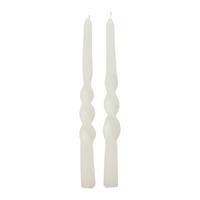DLOUHÁ SVÍČKA CARINA - bílá, Moderní, přírodní materiály (2,5/23cm) - Modern Living