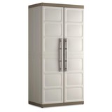 Schrank Excellence B: 89 cm Beige - Taupe/Beige, Basics, Kunststoff (89/182/54cm)