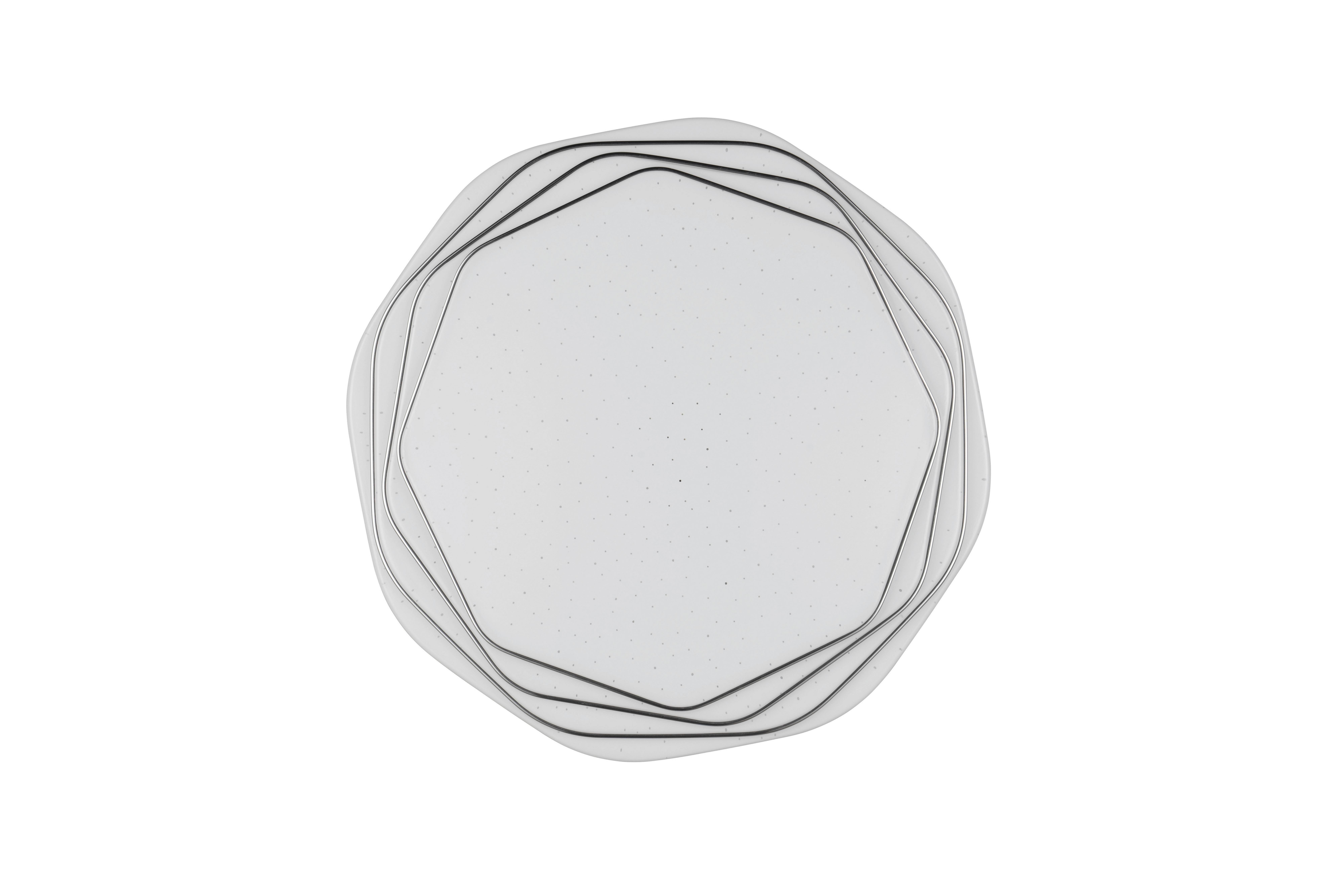 Led-deckenleuchte R67741100 Dizzy - Chromfarben/Weiß, KONVENTIONELL, Kunststoff (38/7cm)