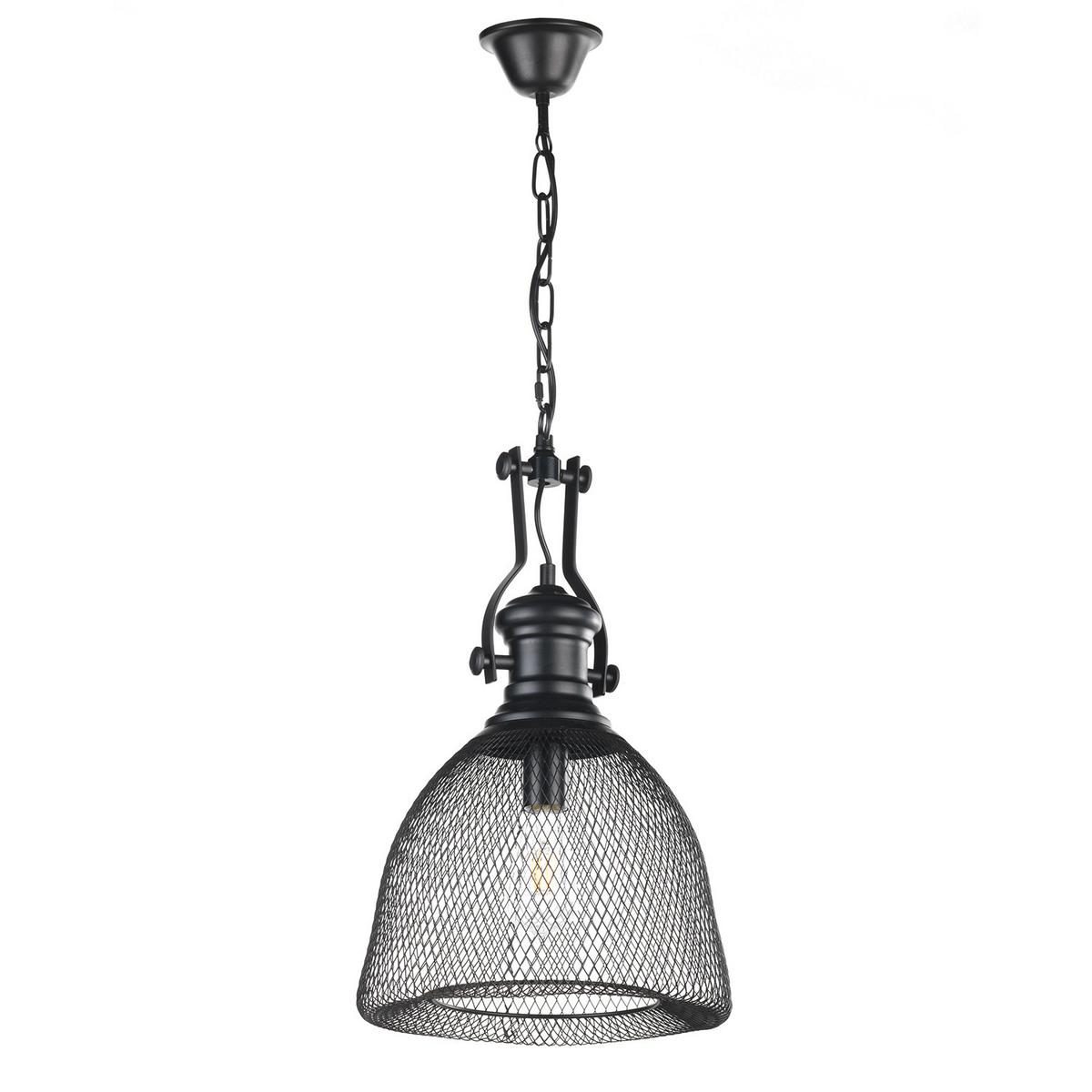 Hängeleuchte 4908/S - Schwarz, KONVENTIONELL, Metall (32/90cm)