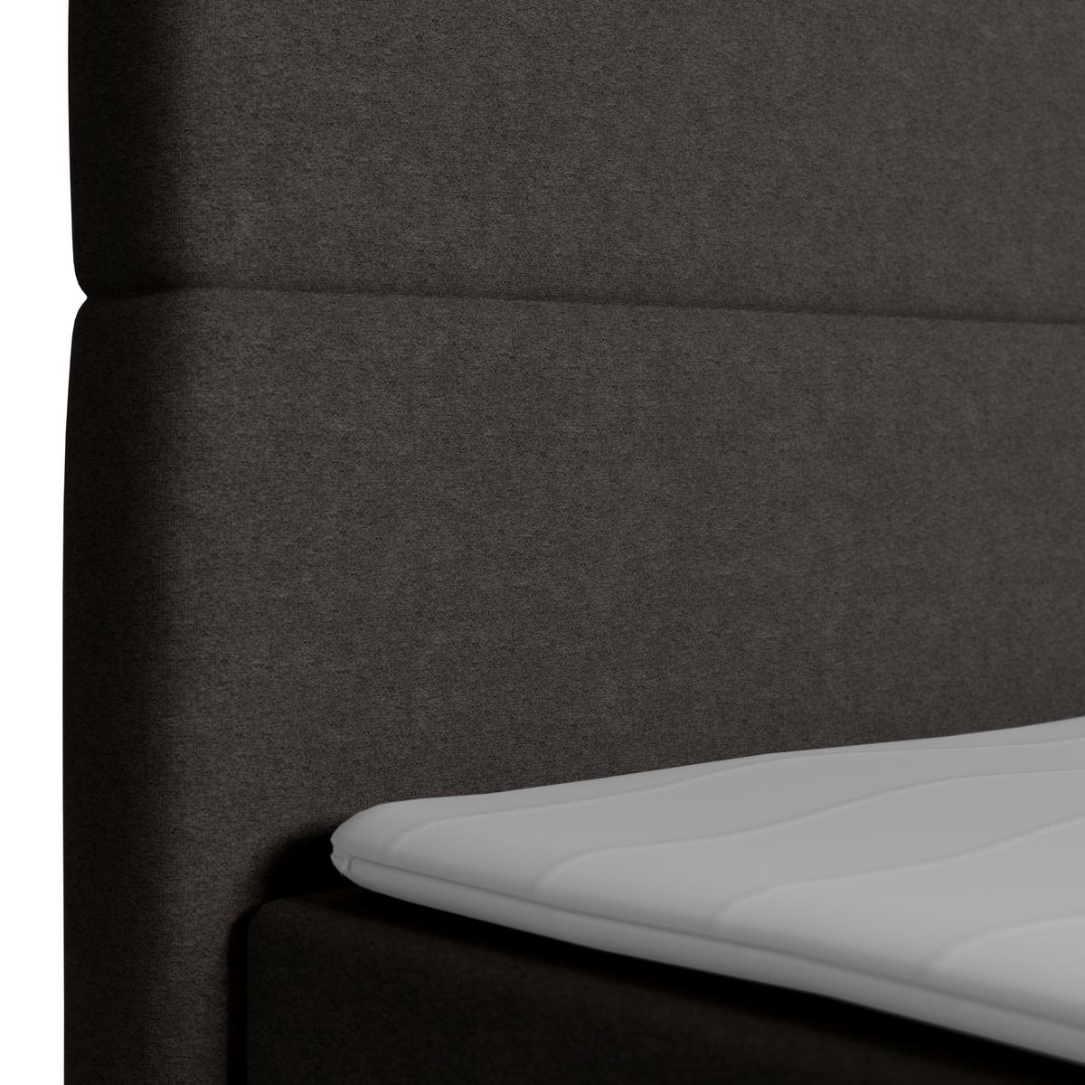 Boxspringbett Verona 180x200 Cm Anthrazit - Anthrazit, MODERN, Holz/Kunststoff (180/200cm) - MID.YOU