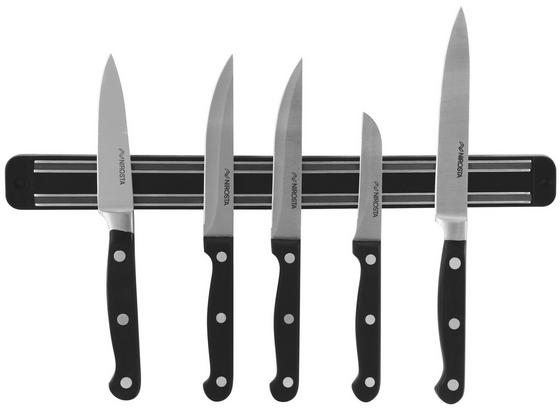 Magnetleiste Schwarz - Schwarz, KONVENTIONELL, Kunststoff (30cm) - Homeware Magnetleiste Schwarz - Schwarz, KONVENTIONELL, Kunststoff (30cm) - Homeware