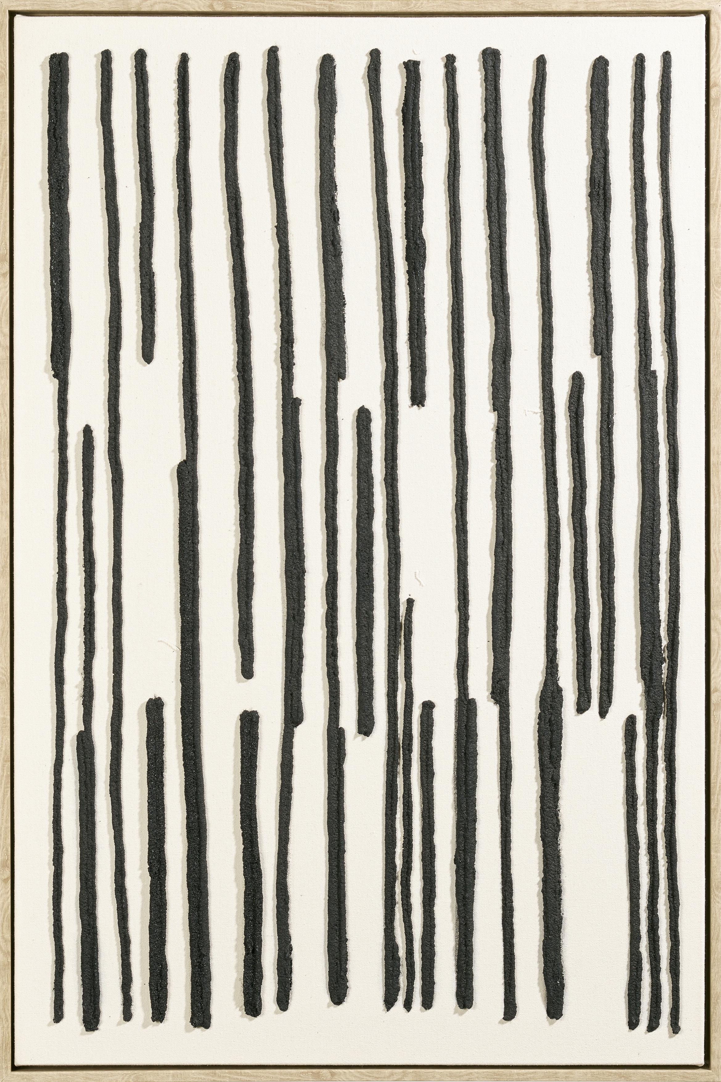 Obraz na plátně Denise, ca. 60/90cm - černá/přírodní barvy, dřevo/textil (60/90cm) - Premium Living