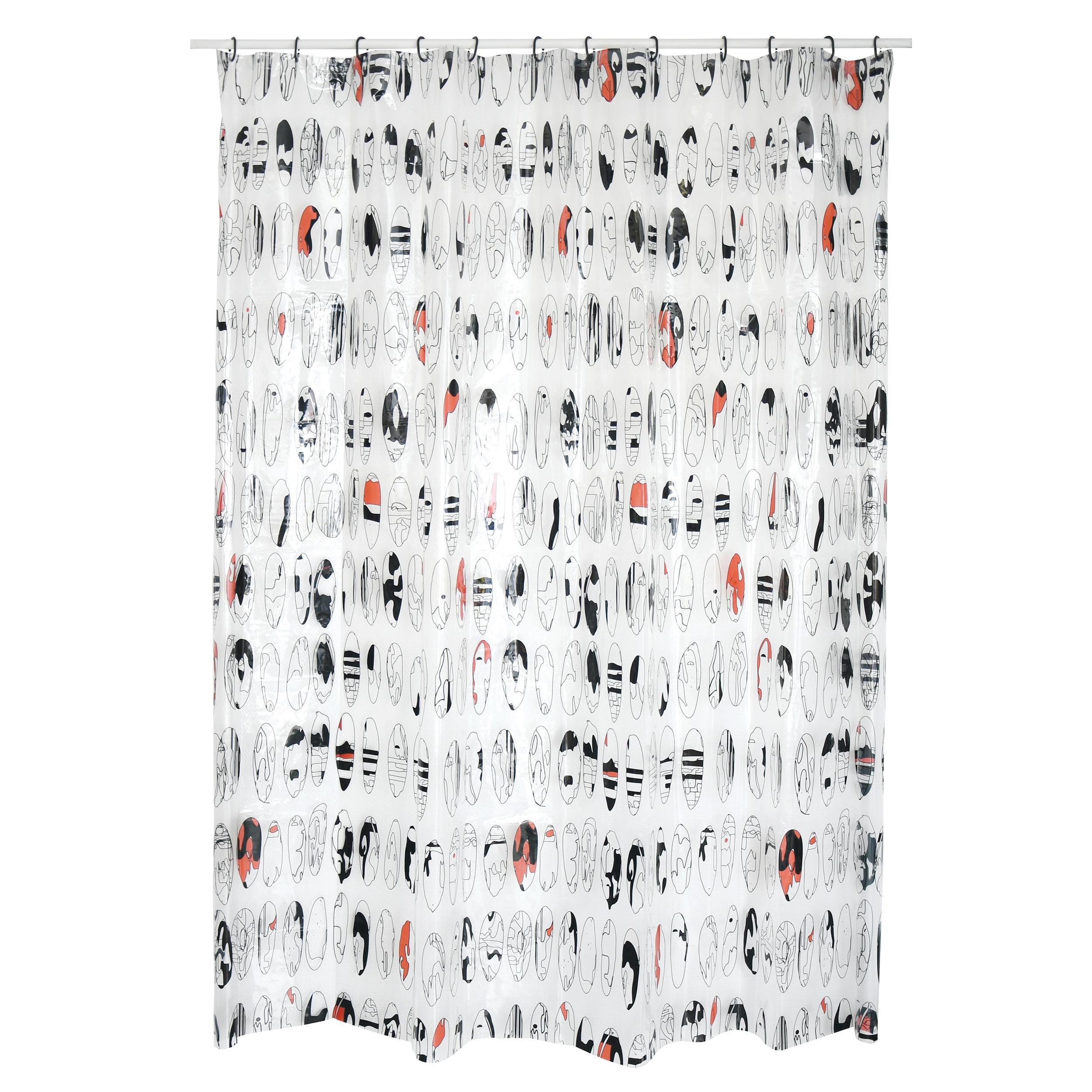 Duschvorhang in Multicolor Kunststoff - Multicolor, Basics, Kunststoff (180/200cm) - MSV