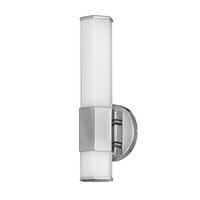 Bad-Wandleuchte Facet Ip44 1-Flammig In Chromfarben - Chromfarben, Design, Glas/Metall (35,6/12,7/10.5cm) - Elstead Lighting