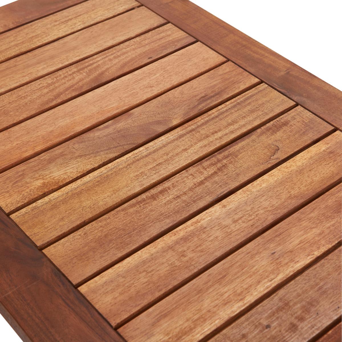 Balkónový stůl Helena - barvy akácie, Moderní, dřevo (60/34/40cm) - Bessagi Garden