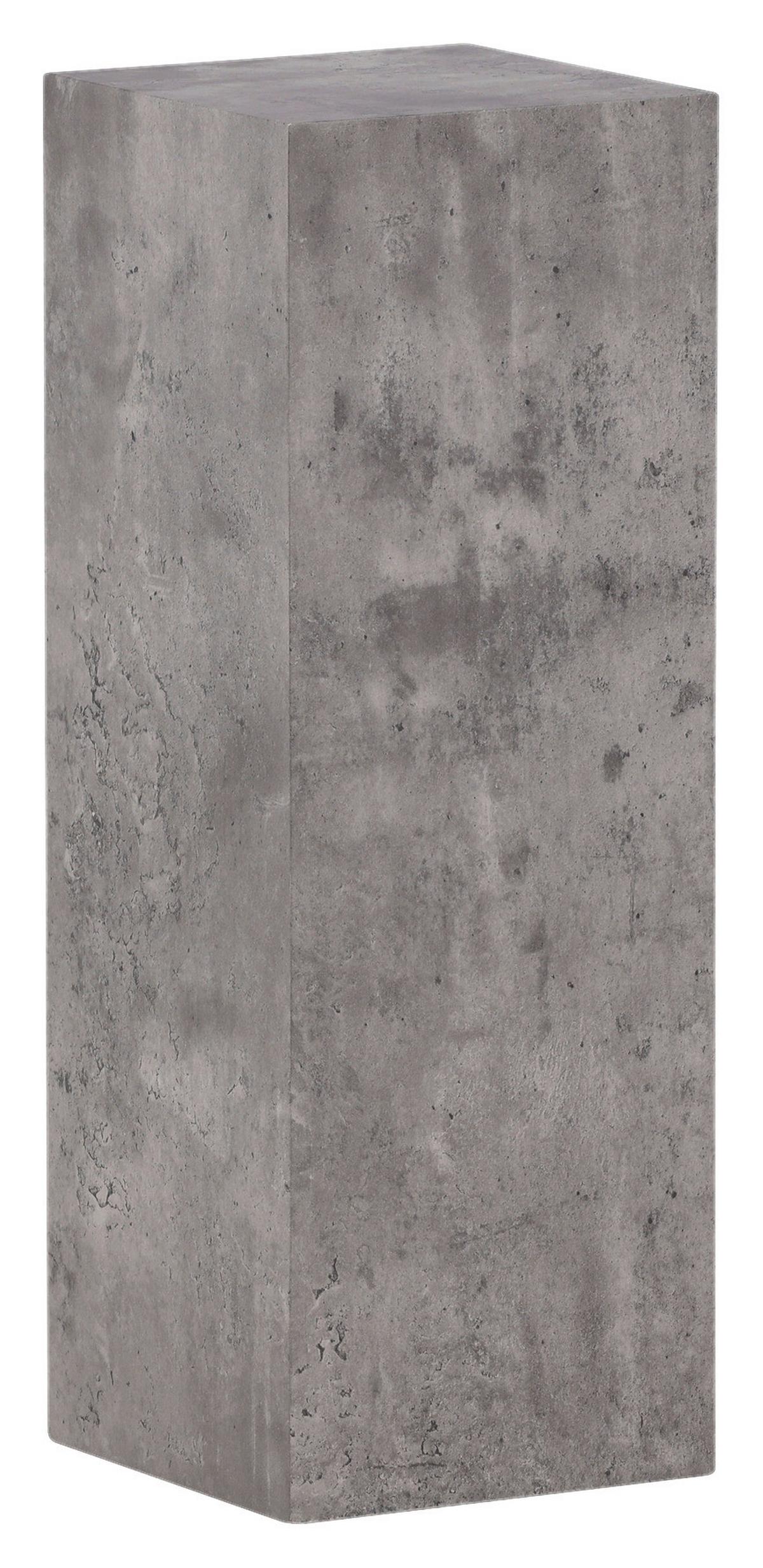 Beistelltisch Ramsvik - Grau, Design, Holz (23/23/65cm) - Livetastic