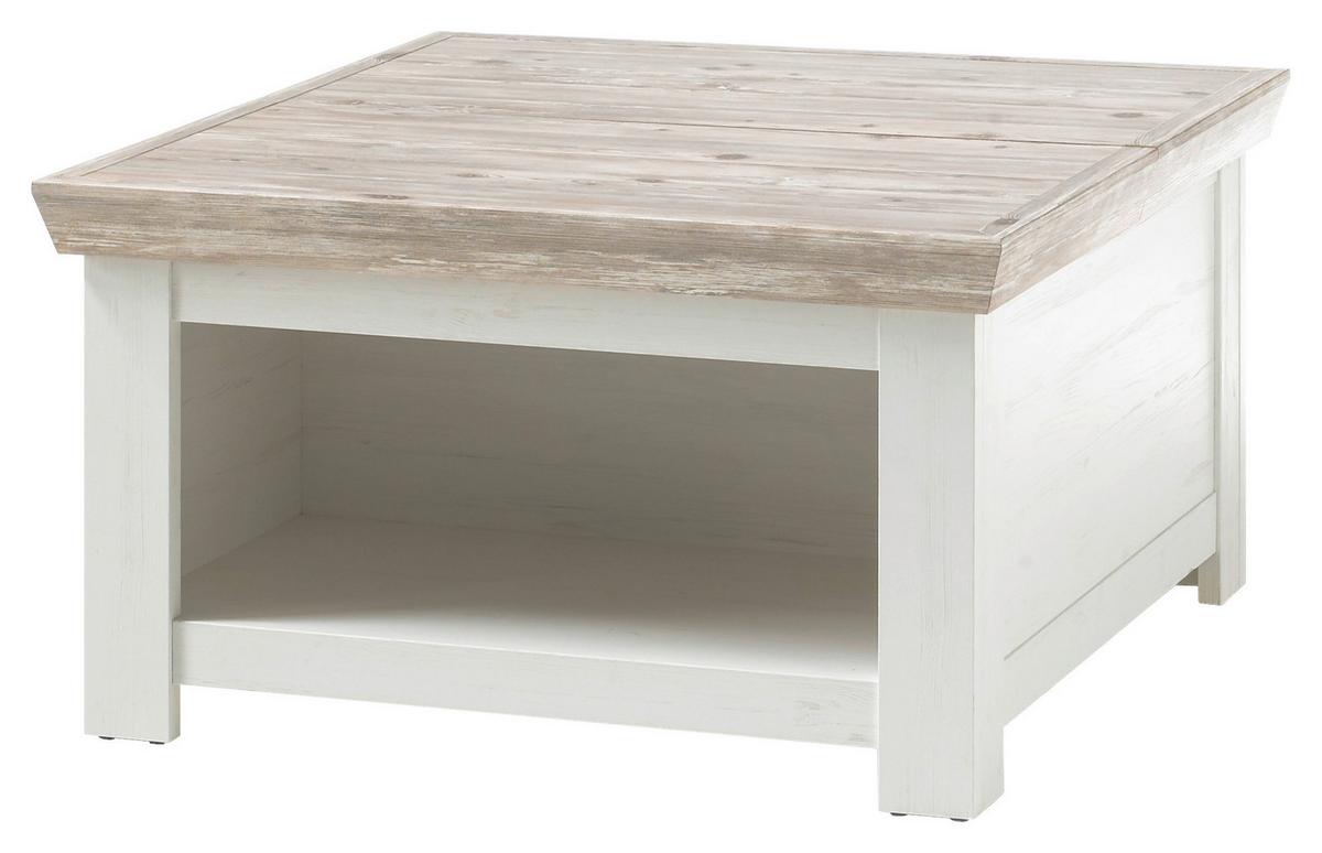 Couchtisch Florenz Pinienfarben/Hellbraun B: 86cm - Hellbraun/Pinienfarben, Design, Holzwerkstoff (86/48/86cm) - MID.YOU