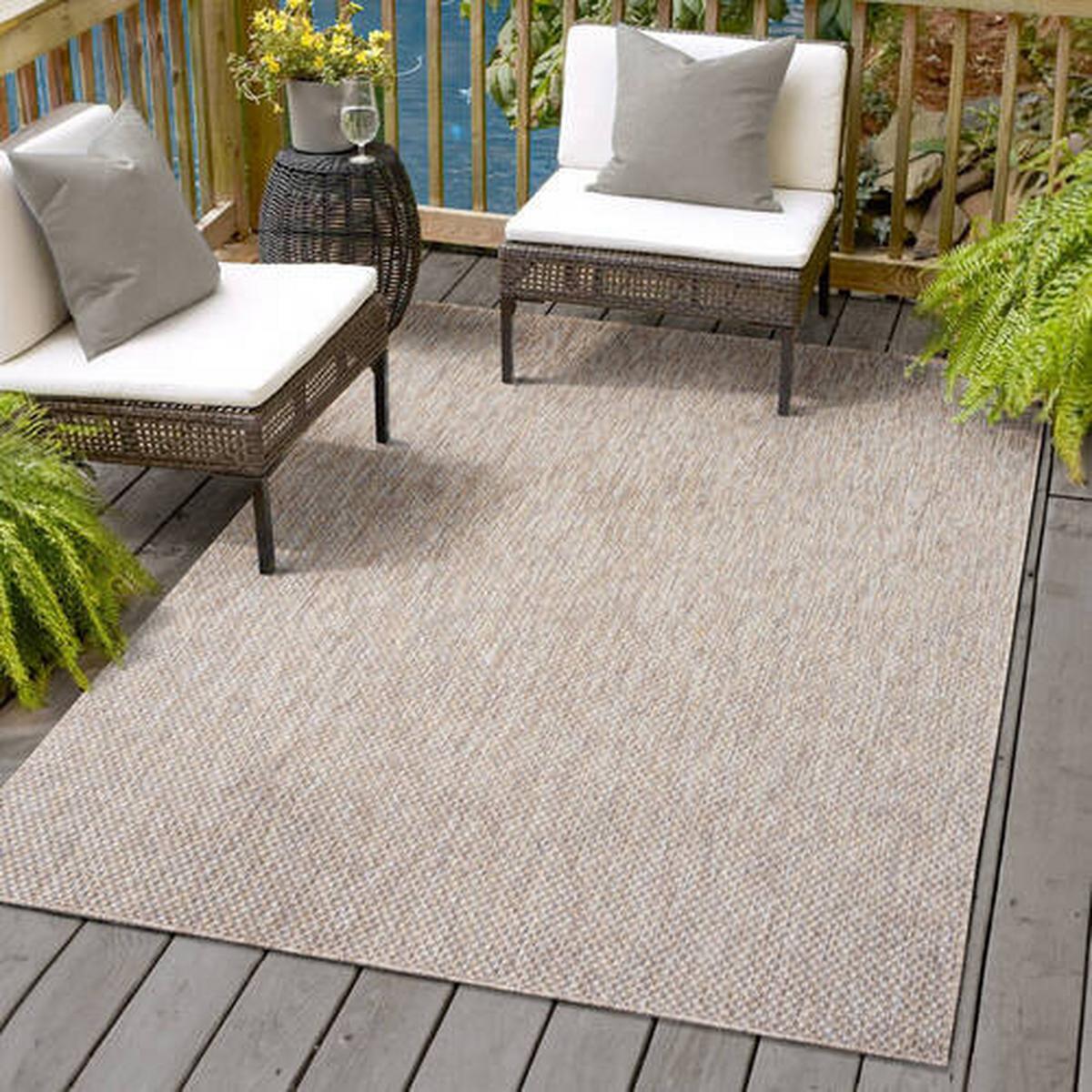 Outdoorteppich Melissa - Beige, KONVENTIONELL, Textil (120/170cm)