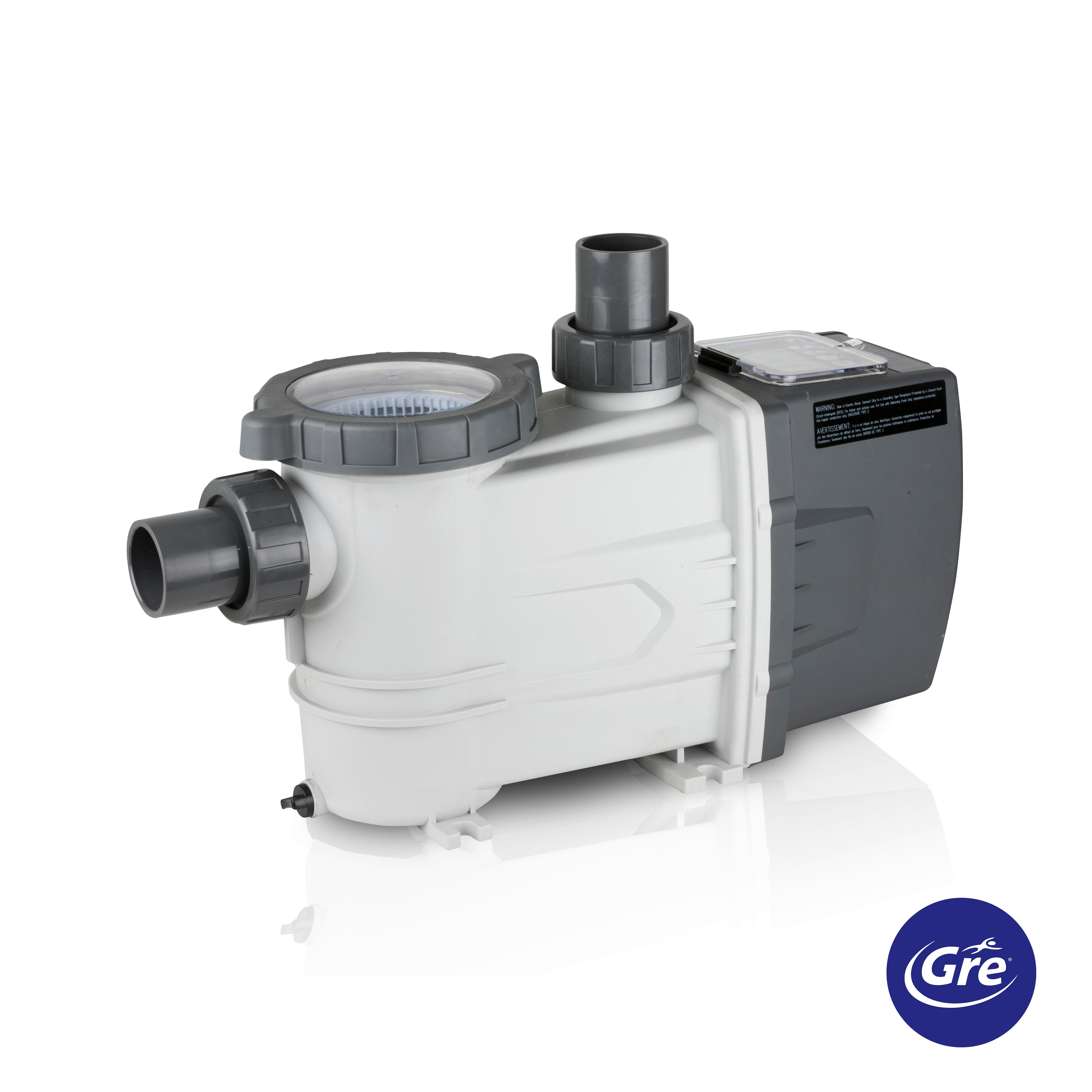 Filterpumpe Pumpe - Weiß, KONVENTIONELL, Kunststoff (55,3/22/27,8cm) - Gre