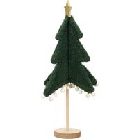 Dekoweihnachtsbaum Leyla - Goldfarben/Naturfarben, KONVENTIONELL, Holzwerkstoff/Textil (19/8/42cm) - Luca Bessoni