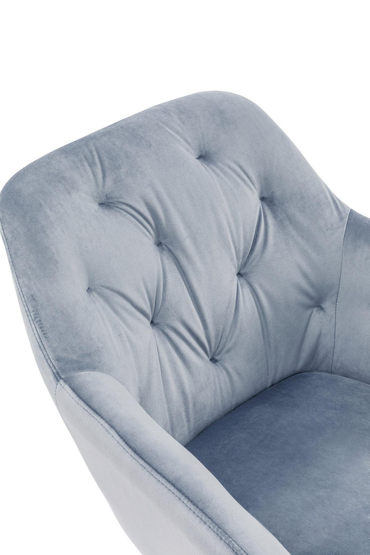 Armlehnstuhl Hellgrau B: 61 Cm - Hellgrau/Schwarz, MODERN, Textil/Metall (61/85/45cm) - Livetastic