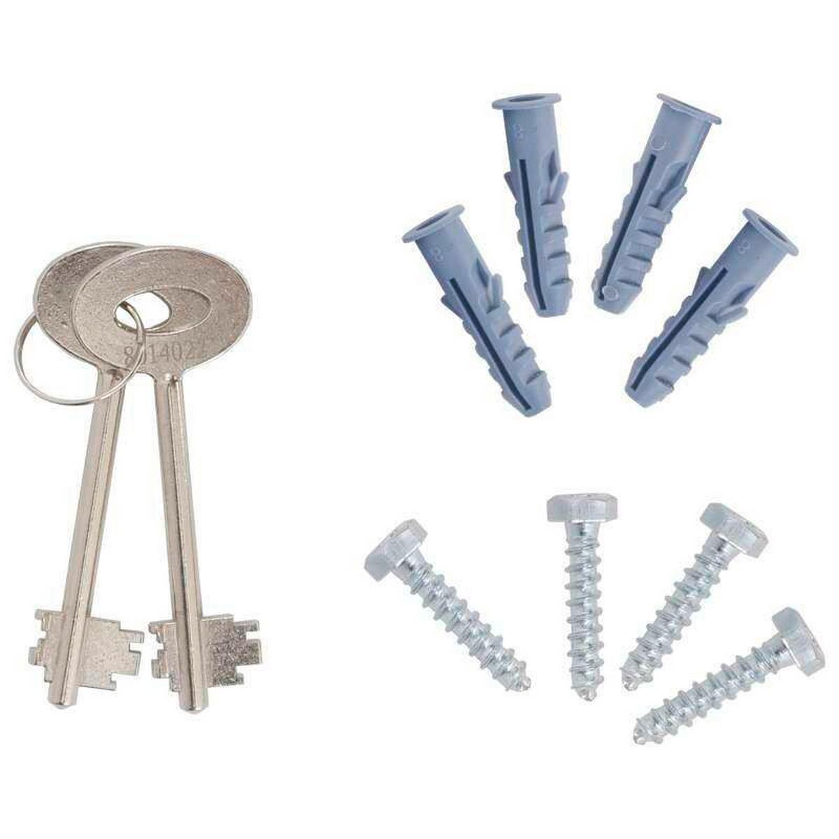 Tresor Jupiter6 - Anthrazit, KONVENTIONELL, Metall (45/85/36cm) - ROTTNER