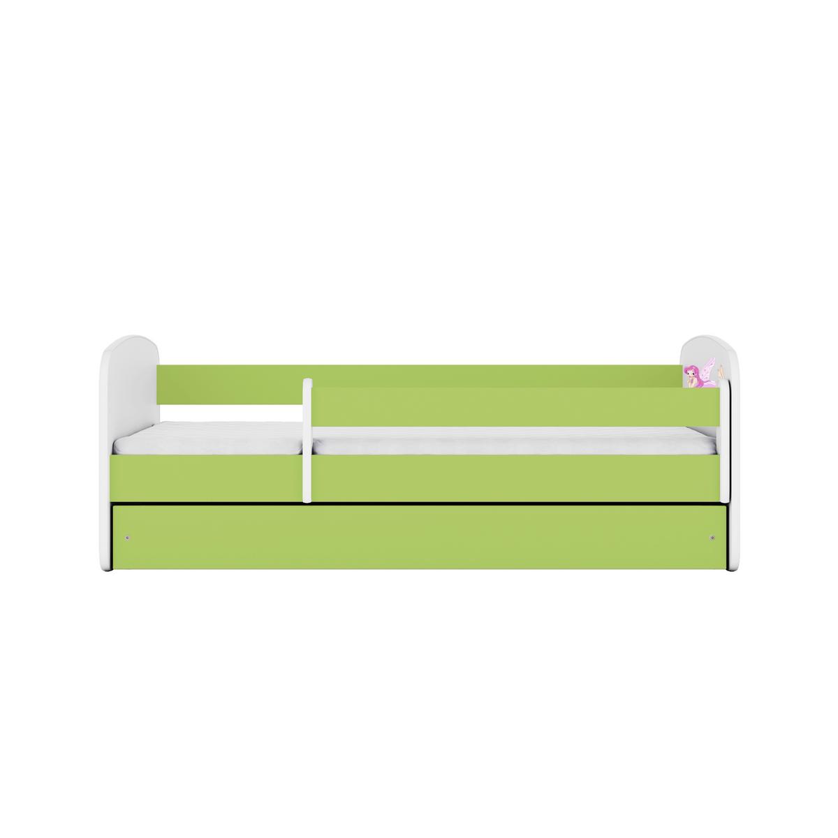 Kinder-/Juniorbett Babydreams Inkl. Matratze 80x160 - Birkefarben/Weiß, MODERN, Holz/Holzwerkstoff (80/160cm) - MID.YOU