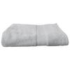 Handtuch Lala Baumwolle 400 G/m2 Silber 45x90 Cm - Silberfarben, KONVENTIONELL, Textil (45/90cm) - Ondega