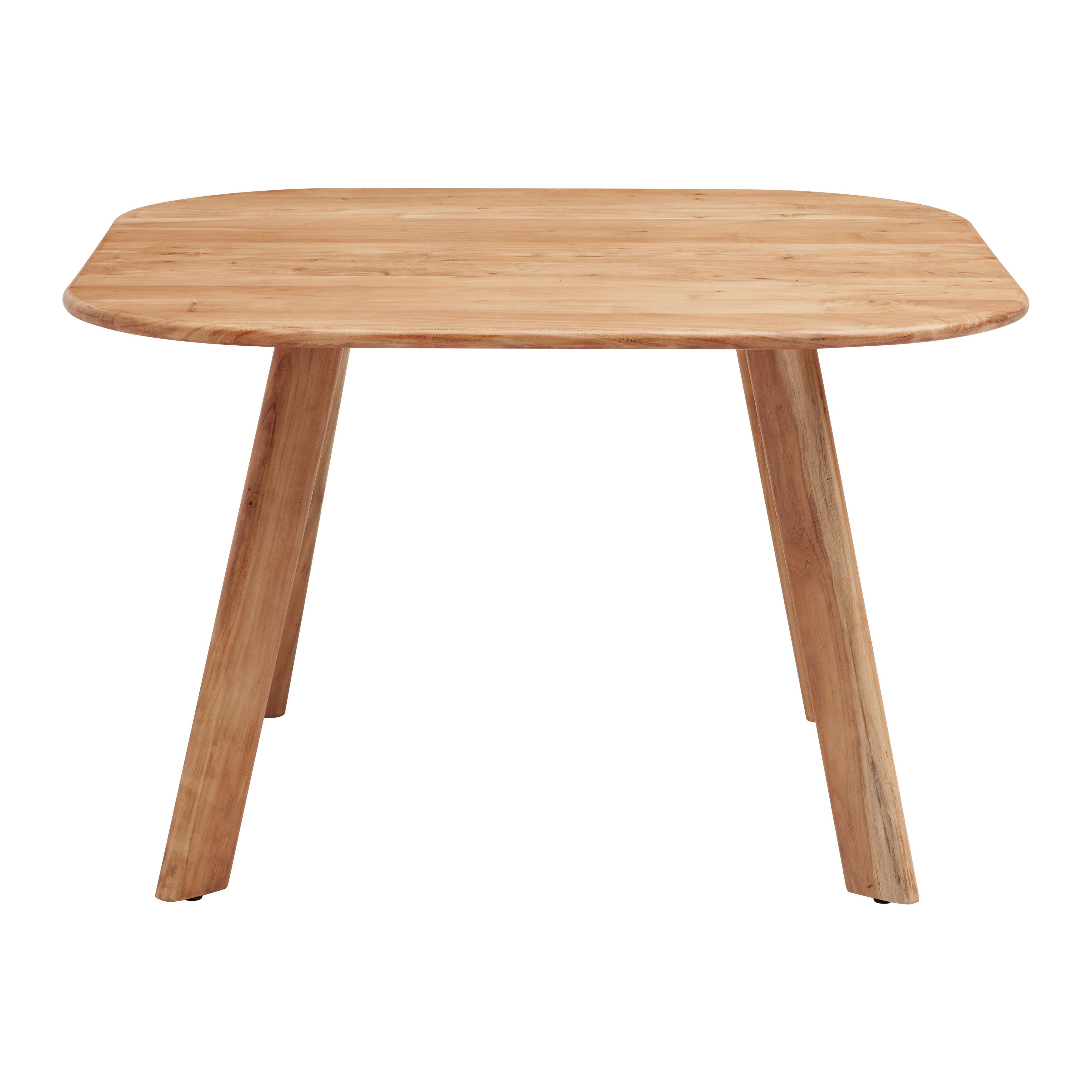 Jedálenský stôl LIZA 120x120cm - farba akácie, Modern, drevo (120/76/120cm) - Premium Living
