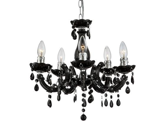 Hängeleuchte Lexi - Chromfarben/Schwarz, KONVENTIONELL, Kunststoff/Metall (128cm) - Ombra Hängeleuchte Lexi - Chromfarben/Schwarz, KONVENTIONELL, Kunststoff/Metall (128cm) - Ombra