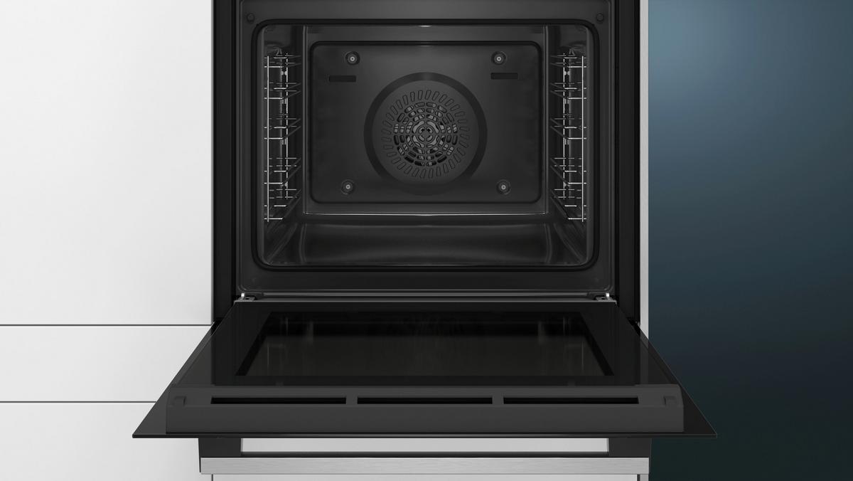 Einbaubackofen Hb510abr1 - Schwarz, Basics (59,5/59,4/54,8cm) - Siemens