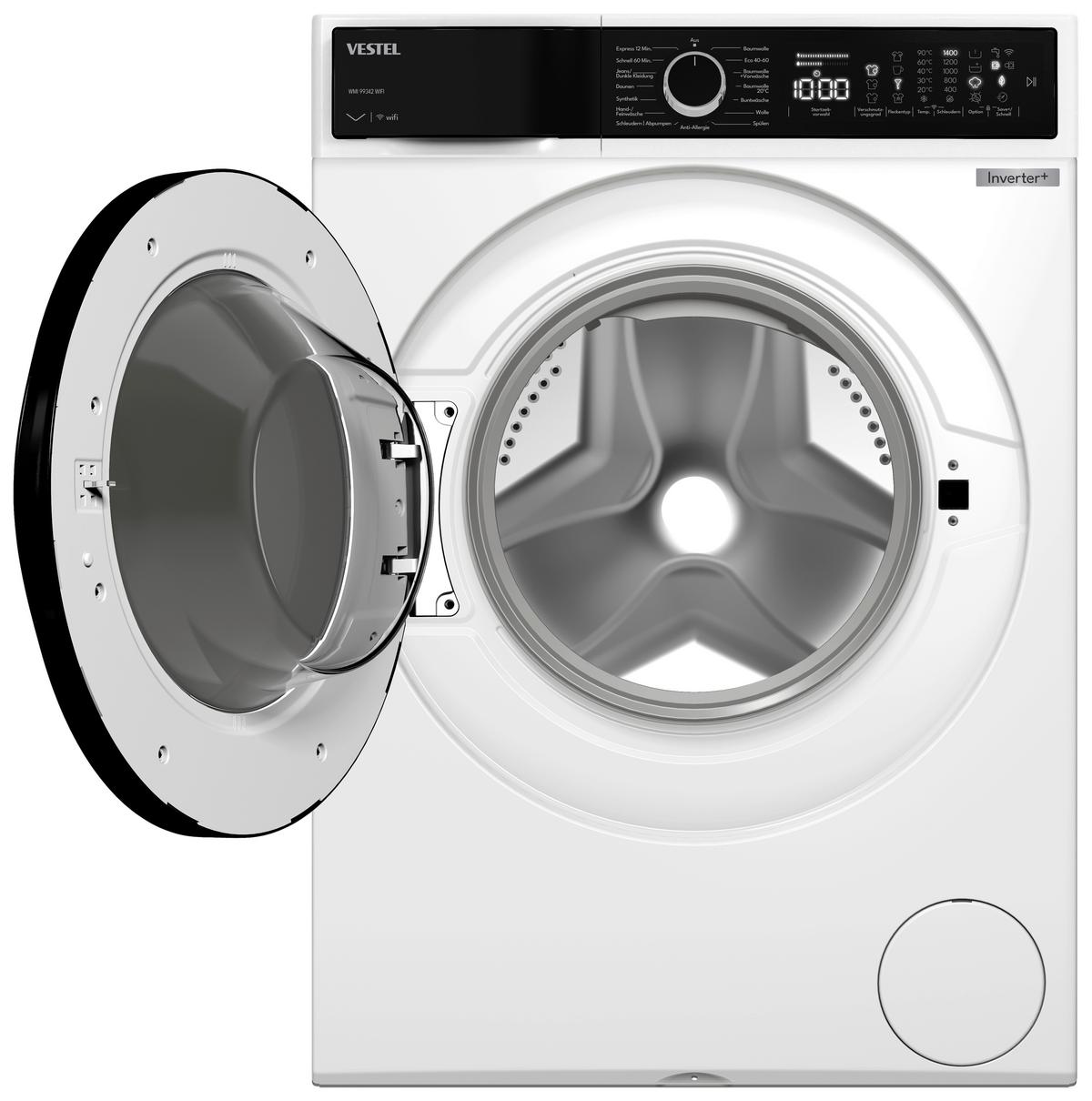 Waschmaschine 10829531 - Wmi 99342 Wifi - Weiß, Basics, Metall (59,7/84,5/58,2cm) - Vestel