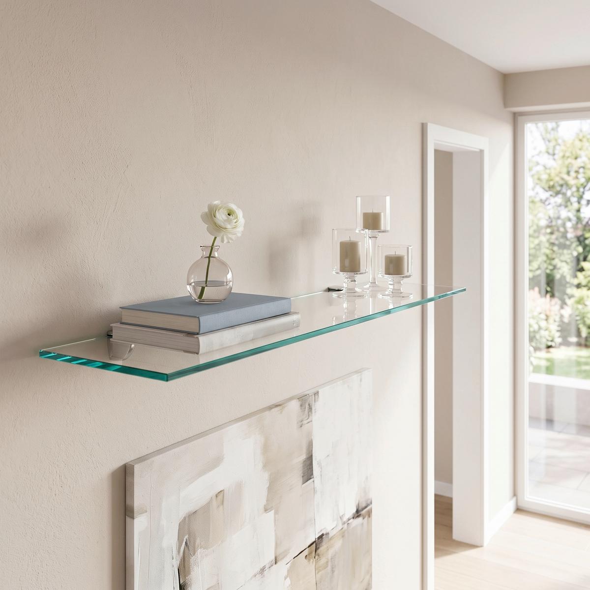 Wandregal aus transparentem Glas » online kaufen