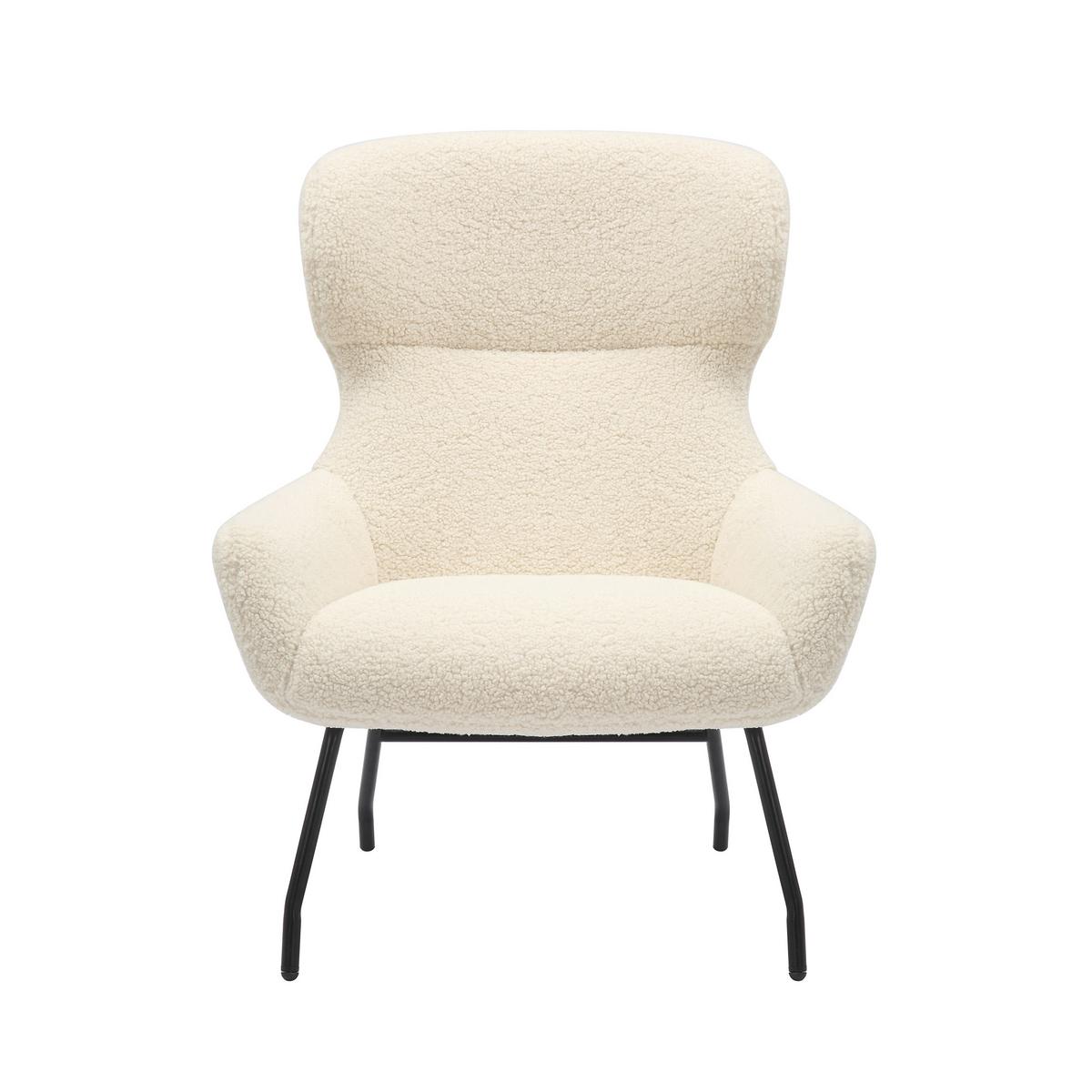 Sesselset Beige B: 79 Cm - Beige/Schwarz, MODERN, Textil (79/103/82cm) - Livetastic