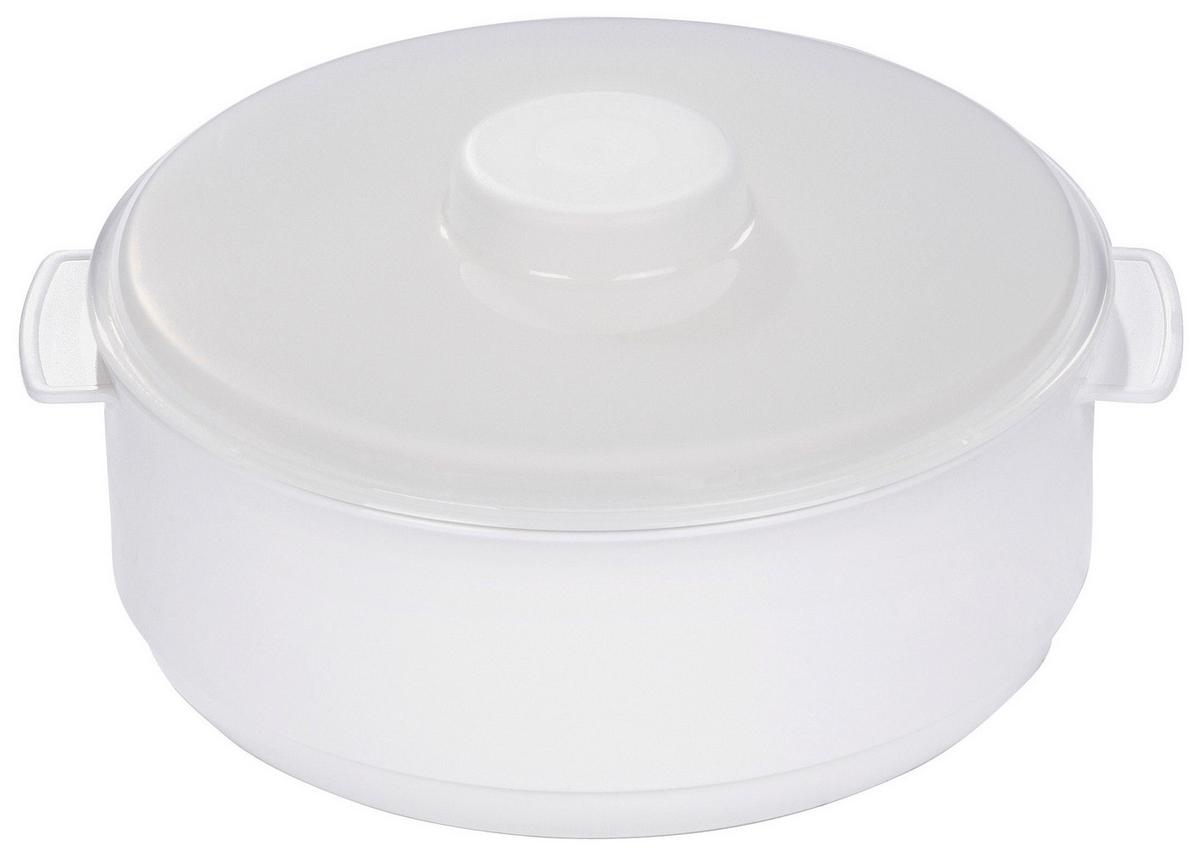 Mikrowellenset 3tlg Mira Versch. Größen - Weiß, Basics, Kunststoff (20/18,8/22,5cm)