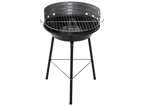 Holzkohlegrill Pablo - Schwarz/Grau, Metall (36/56/47cm) - Homezone Holzkohlegrill Pablo - Schwarz/Grau, Metall (36/56/47cm) - Homezone