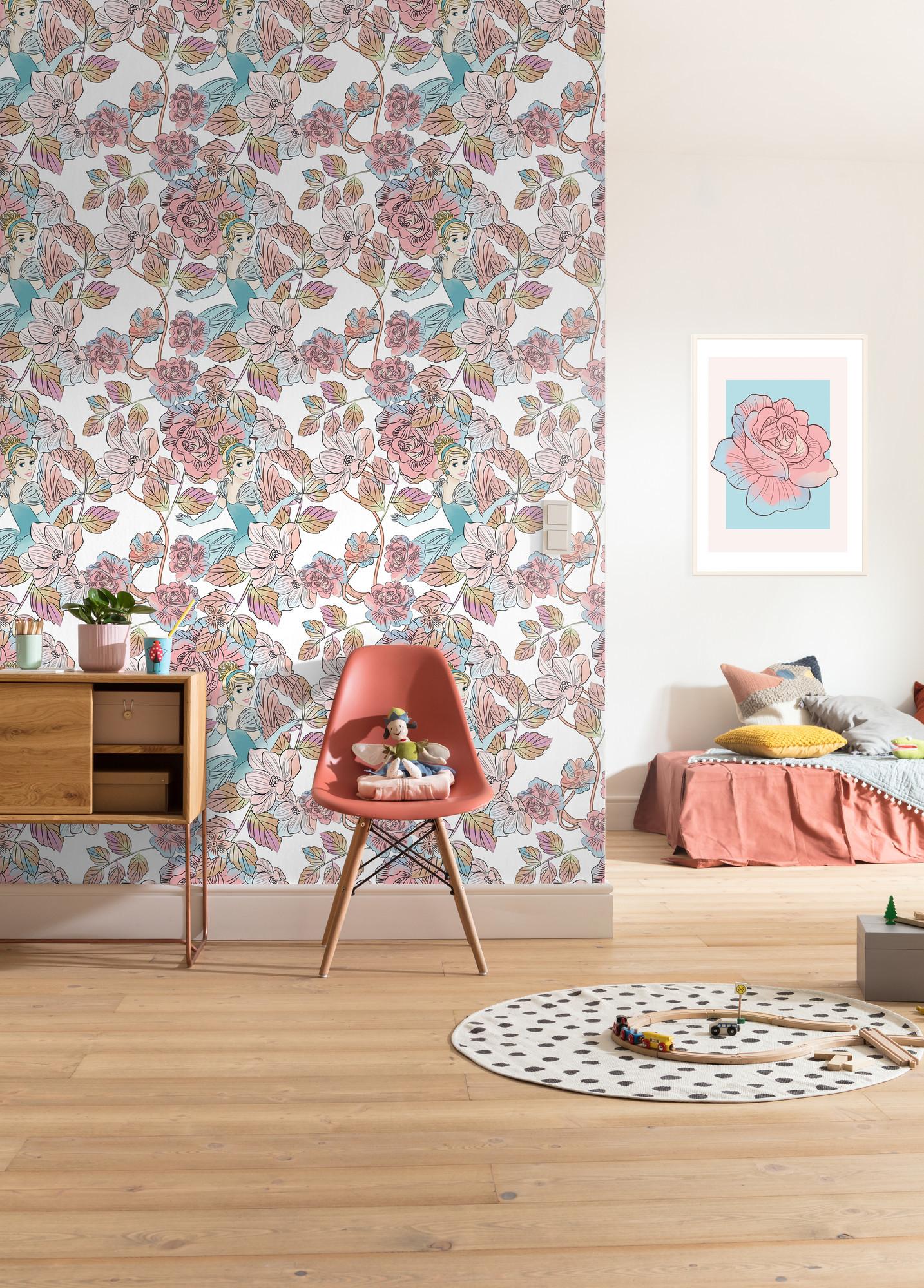 Fototapete Cinderella Blossom - Multicolor, Trend, Textil (200/280cm)