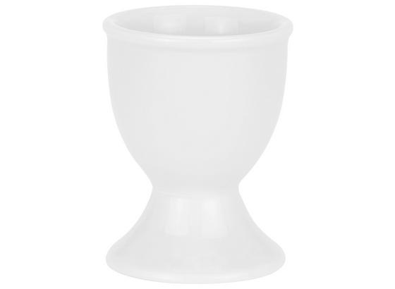 Eierbecher Felicia - Weiß, KONVENTIONELL, Keramik (5/6,5cm) - Ombra Eierbecher Felicia - Weiß, KONVENTIONELL, Keramik (5/6,5cm) - Ombra