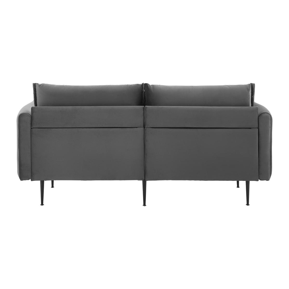 Pohovka YARA sivá - čierna/sivá, Modern, kov/drevo (194/77/92cm) - Bessagi Home