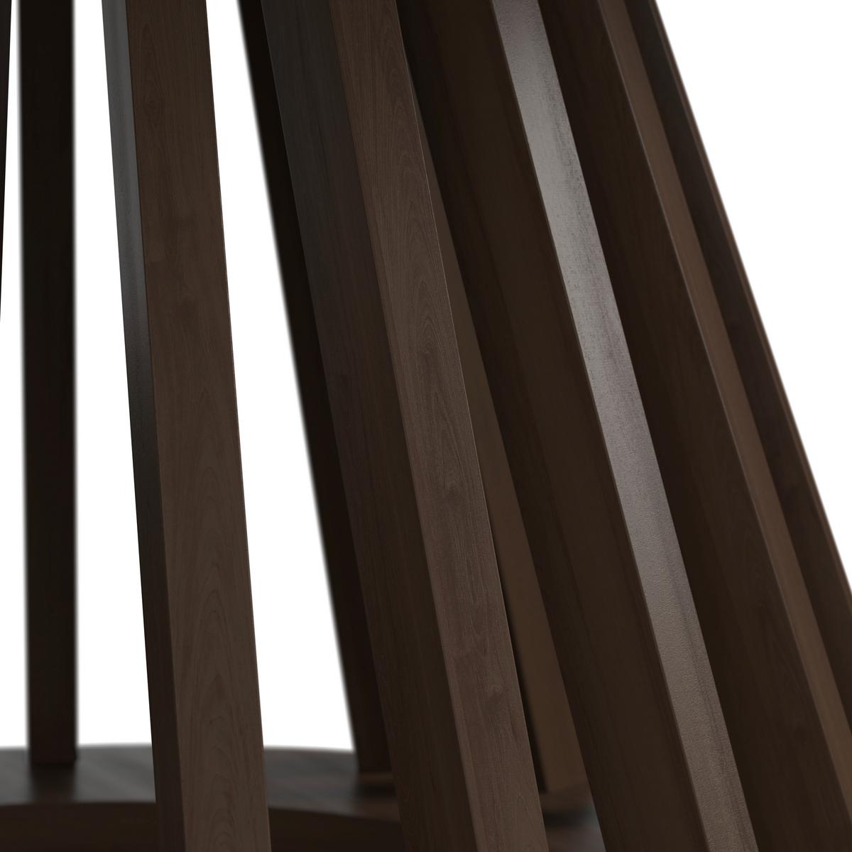 Konferenčný stolík Ennio, P: 80 cm - farba vlašského orecha, Modern, kov/drevo (80/40cm) - Bessagi Home