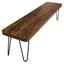 Sitzbank Bagli B: ca. 120 cm - Sheeshamfarben/Schwarz, MODERN, Holz (120/45/40cm) - Livetastic Sitzbank Bagli B: ca. 120 cm - Sheeshamfarben/Schwarz, MODERN, Holz (120/45/40cm) - Livetastic