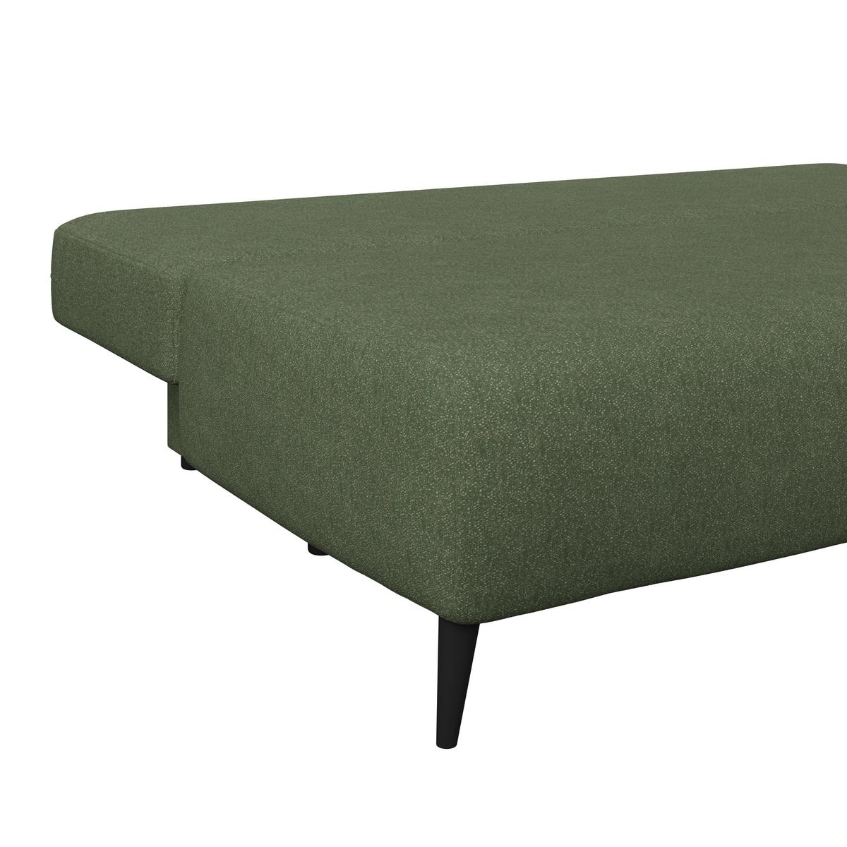 3-sitzer-sofa Mit Schlaffunktion Time Grün - Grün, Trend, Holz/Kunststoff (200/88/100cm)