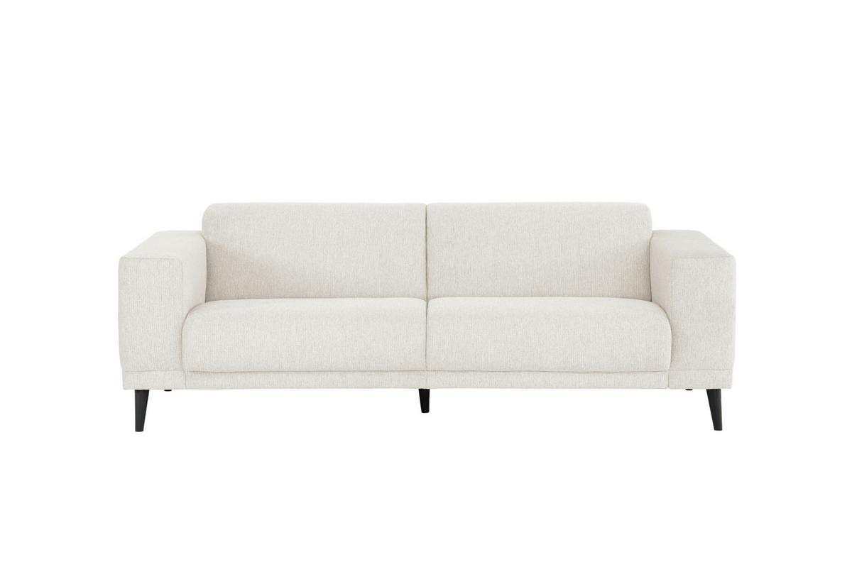 3-sitzer-sofa Oslo Weiß B: 218 Cm - Schwarz/Weiß, Design, Textil (218/77/93cm) - MID.YOU