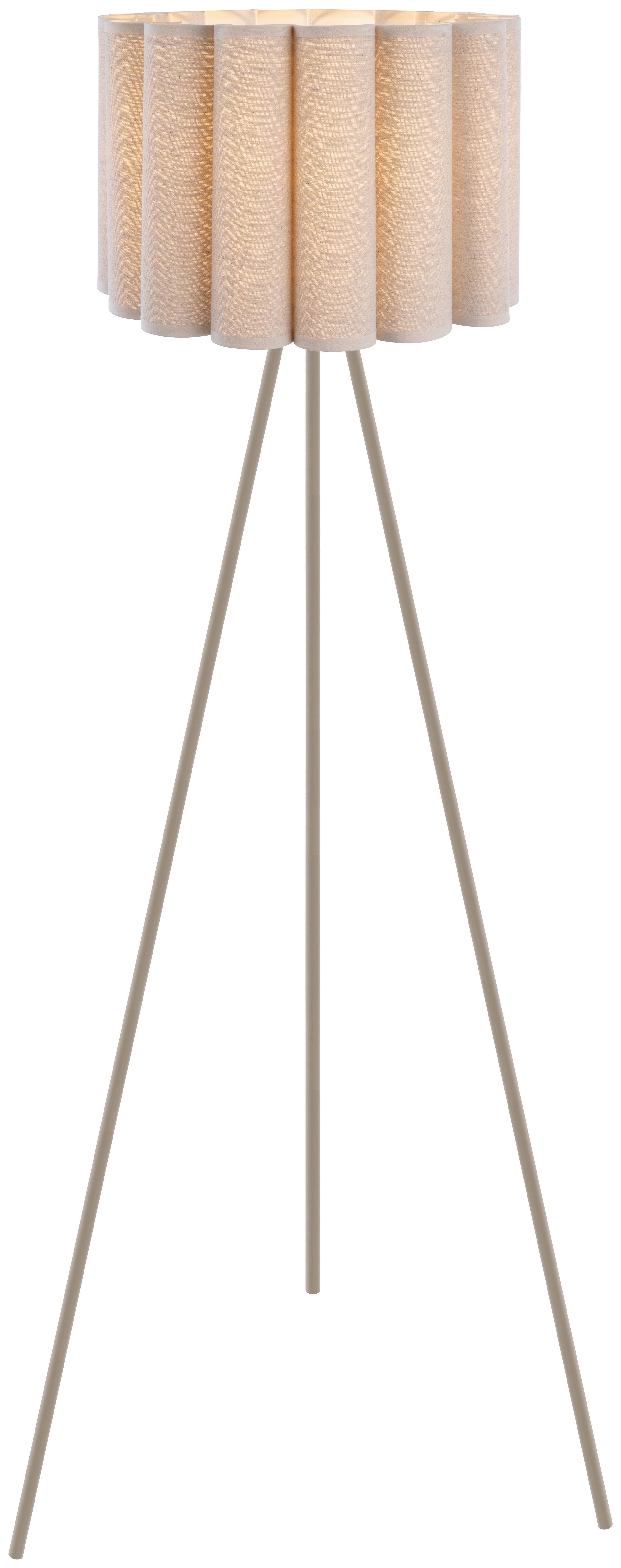 STOJACIA LAMPA SEJLA - béžová, Modern, kov/textil (50/50/150cm) - Mömax