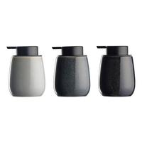 Dávkovač mydla MAGNUS - čierna/sivá, Modern, keramika (8,0/12,5cm) - Mömax