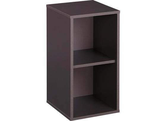 Polc Box - Szürke, modern, Faalapú anyag (23/46/25cm) Polc Box - Szürke, modern, Faalapú anyag (23/46/25cm)