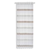 Fertigvorhang Susanne - Taupe/Silberfarben, MODERN, Textil (135/245cm) - Luca Bessoni