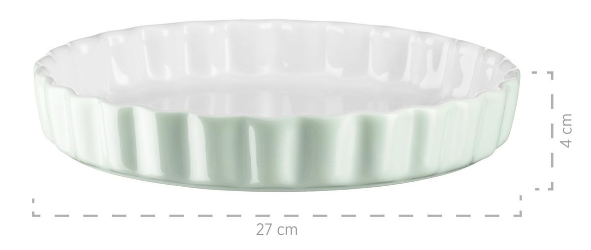 Tortenform Rund Keramik Kitchen Timer Ø 27 Cm - Hellgrün, Basics, Keramik (27cm) - Mäser