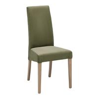 ŽIDLE ROKO - barvy dubu/zelená, Moderní, dřevo/textil (46/101/62cm) - Mömax