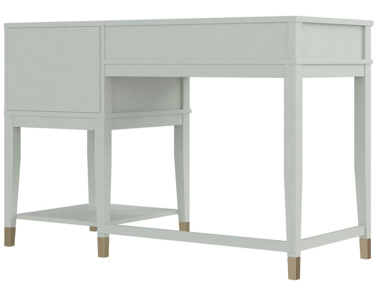 Schreibtisch Westerleigh Grün L: 115cm - Grün, Design, Holzwerkstoff/Metall (115/49/77cm) - MID.YOU