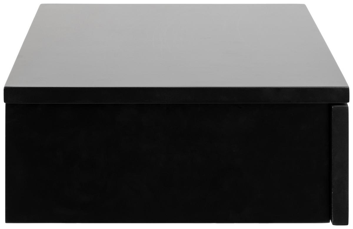 Éjjeliszekrény Avignon 37/13cm - fekete, Modern, faalapú anyag (37/13/32cm) - MID.YOU