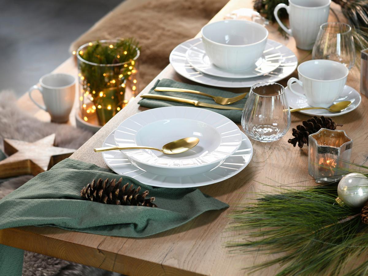 Müslischalenset Porzellan Weiß Barcelona 6--Teilig. - Weiß, Basics, Keramik (500ml) - Creatable