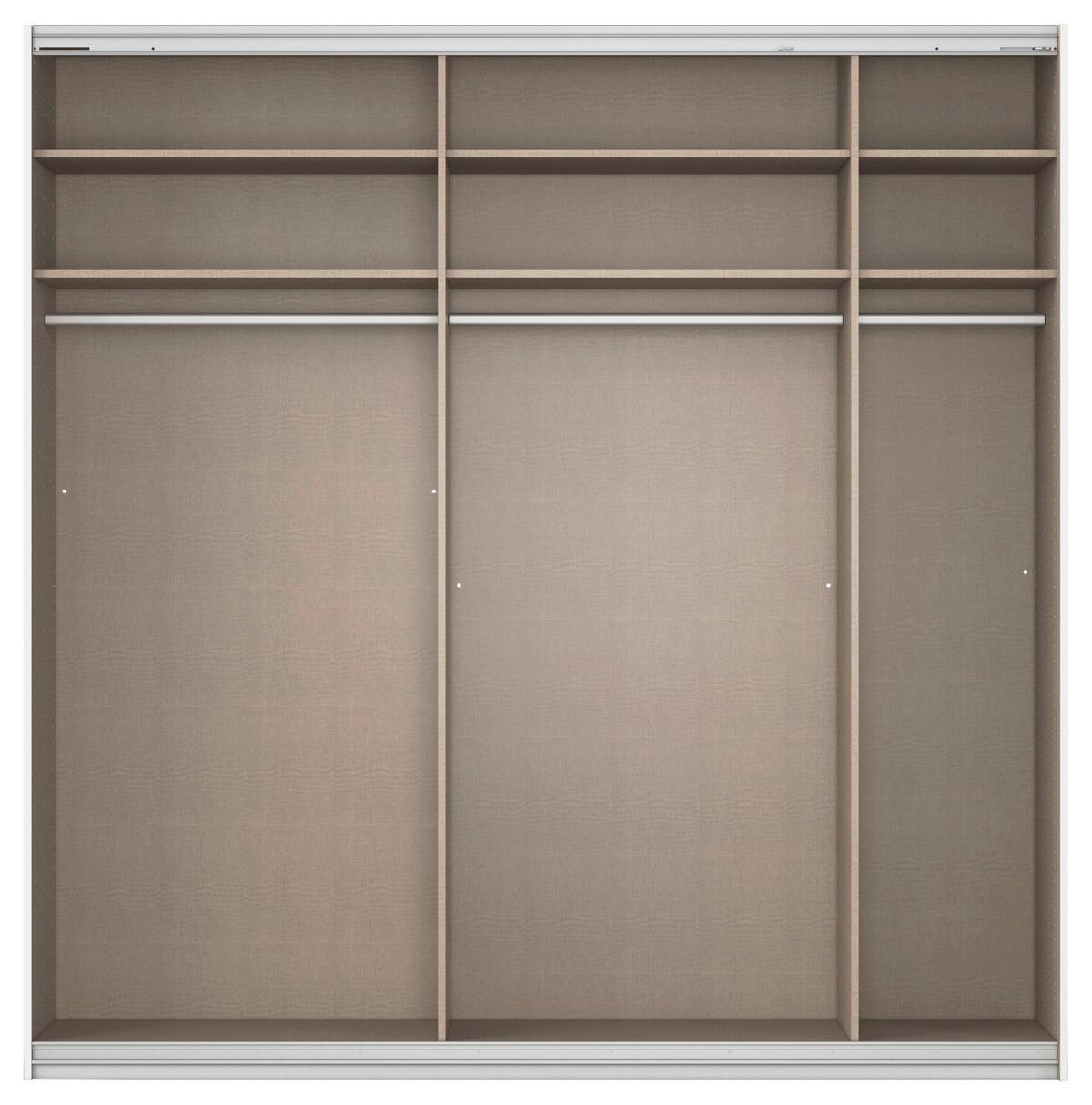 Schwebetürenschrank B: 225cm Feldkirch Eiche Dekor - Eiche Artisan, MODERN, Holzwerkstoff (225/229/62cm)